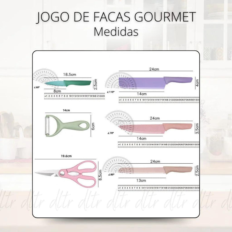 Jogos de facas Gourmet!