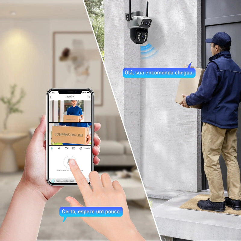 Câmera de Segurança Wifi 4K